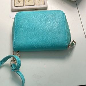 Blue small/medium wallet